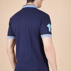 EPG Pure Cotton Men's Polo ( Collar ) T Shirt - Navy Blue