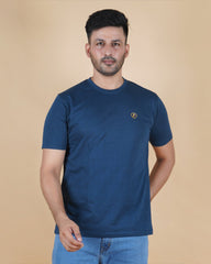 Men's Airforce Crew Neck T-Shirt - Gold Finish Cotton | EPG