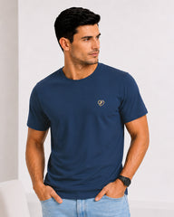 Men's Airforce Crew Neck T-Shirt - Gold Finish Cotton | EPG