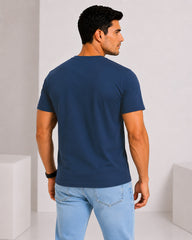 Men's Airforce Crew Neck T-Shirt - Gold Finish Cotton | EPG
