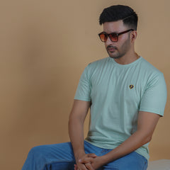 pure cotton pistachio light yellow green color gold finish fabric close up soft breathable no fade no color bleed