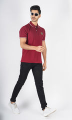 Cotton Lycra Polo - Wine (Copy)