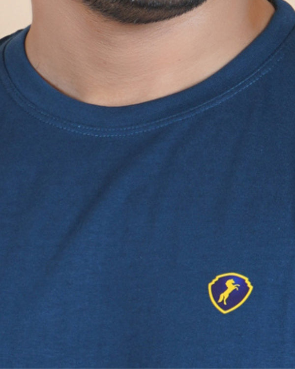 Men's Airforce Crew Neck T-Shirt - Gold Finish Cotton | EPG