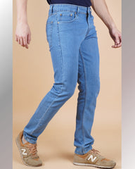 Pacific Blue Comfort Fit Cotton Lycra Stretch Men's Jeans