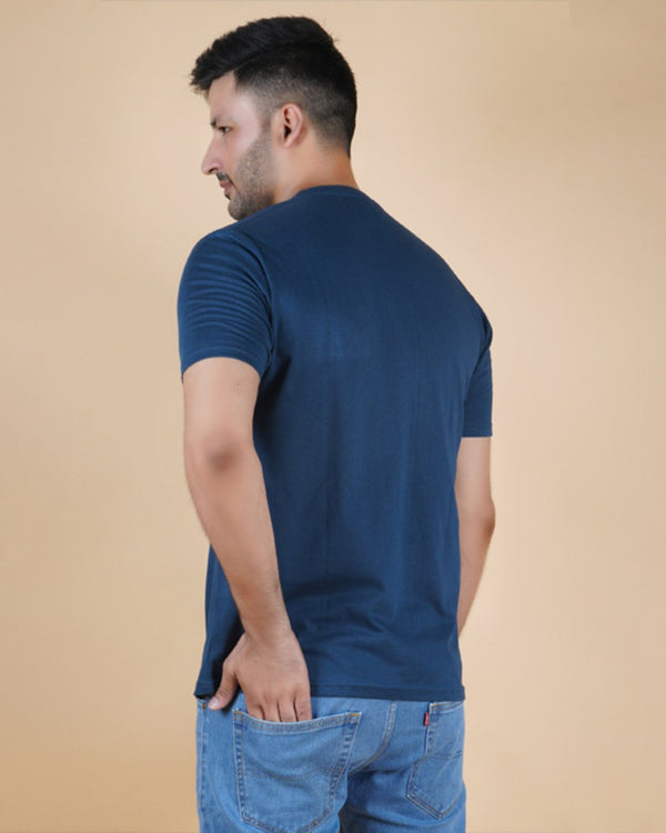 Men's Airforce Crew Neck T-Shirt - Gold Finish Cotton | EPG