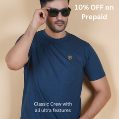 AirForce 100% Gold Finish Cotton Crew neck Men's T-shirt