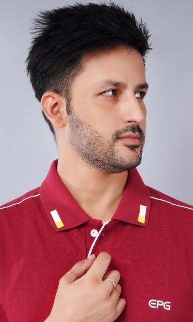 EPG Half Sleeve's Pure Cotton Men's Polo T Shirt - Maroon