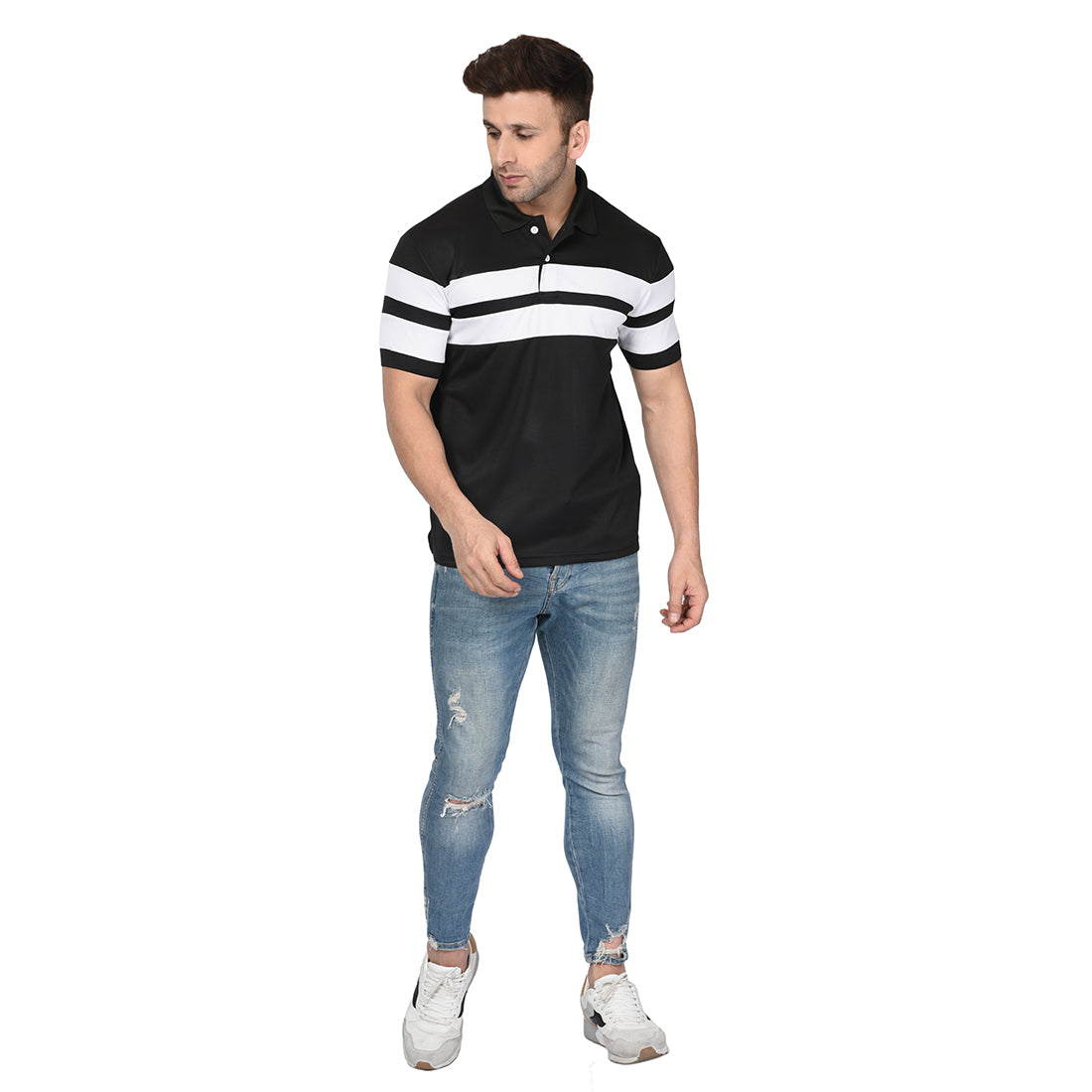 Buy Pepe Jeans Black Polo TShirt for Mens Online  Tata CLiQ